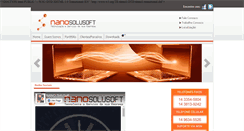 Desktop Screenshot of nanosolusoft.com.br